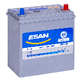 Аккумуляторная батарея ESAN SMF SNS40 040 30B00 NS40, 40 А/ч, NS40 JIS 1/0 197х128х223 п/п